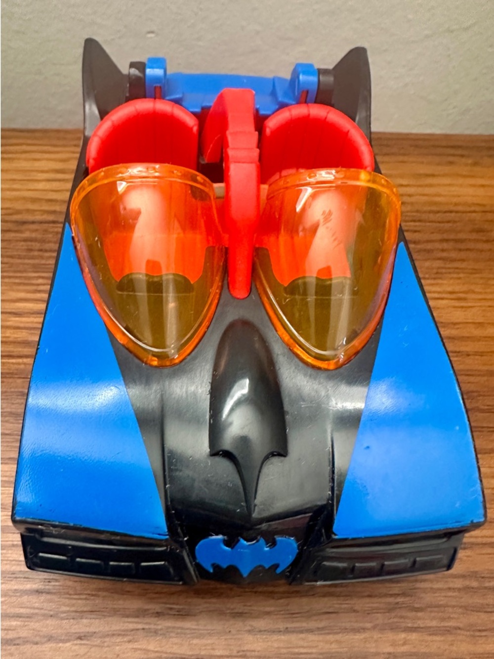 Kids Batmobile DC Super Friends Action Car Toy DPY36 Lights & Sounds Blue Black